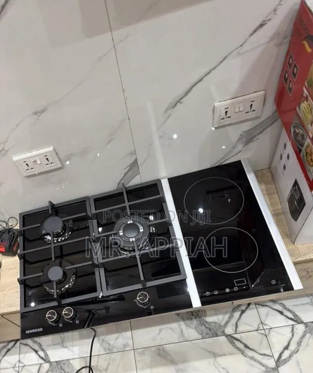 Effortless Cooking Kenwood 90cm Tempered Glass 3 Gas + 2 Electric Hob. · Photo 1