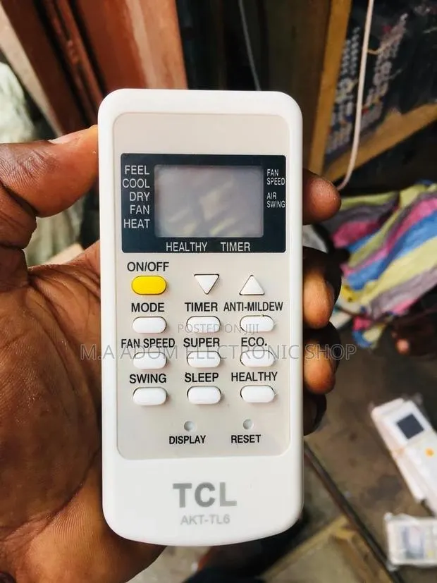 TCL AC Remote: Your Easy Button for Cool Comfort. · Photo 1