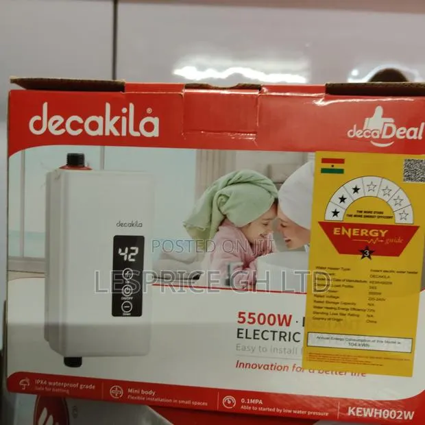 Decakila Instant Electric Water Heater 1.0l Kewh002w 5500w · Photo 1
