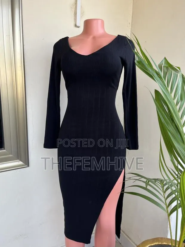 Long Sleeves Bodycon Dress Thrift · Photo 1