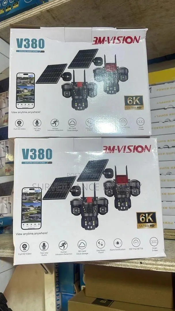 3 Lens Solar Camera 4g V380 3m Vision · Photo 1