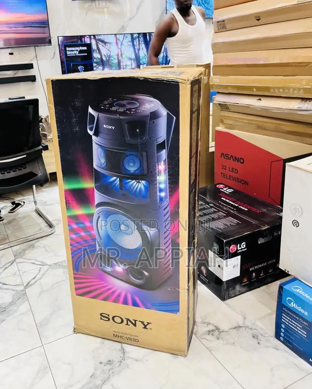 Newly Made Sony MHC-V83d Portable Bluetooth Speaker · Photo 1