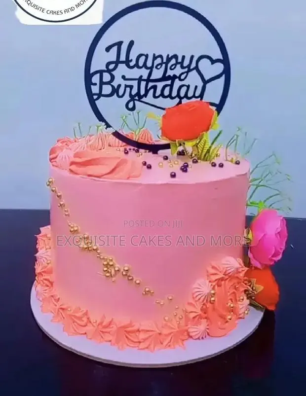 Pink Floral Cake for Ladies · Photo 1