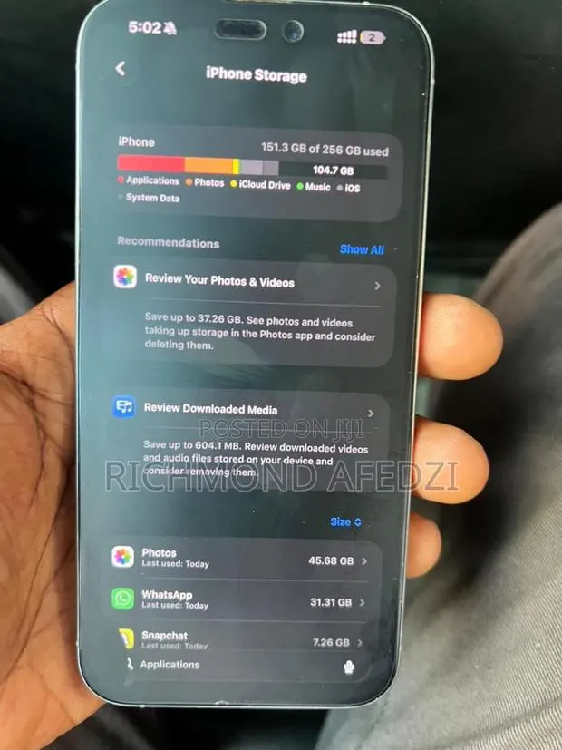 Apple iPhone 15 Pro Max 256 GB Silver · Photo 1