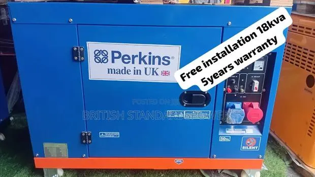 Perkins 18kVA UK Diesel Generator | 100% Copper | Fuel 18kva · Photo 1