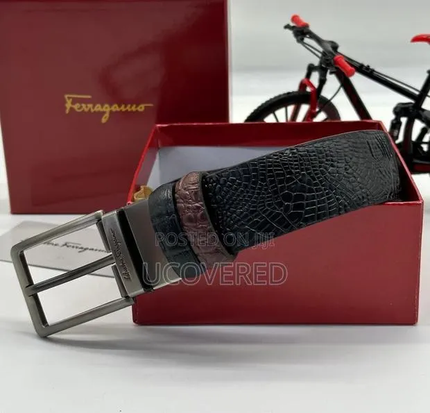 Ferragamo Real Leather Men’S Belt · Photo 1