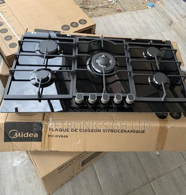 Best Reliable Built-in Midea 5 Burner Gas Hob - 90cm (90GQ095) · Photo 1