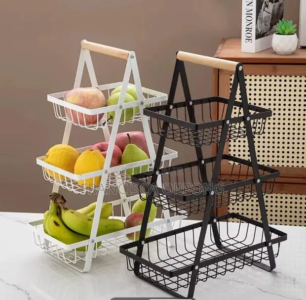 3 Tier Fruit,Vegetables,Snacks Basket · Photo 1