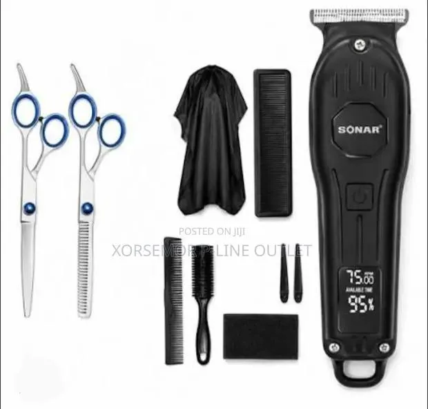 Cordless Hair Barber Clippers 1800mAh Rechargeable Hair Trimmer · Photo 1