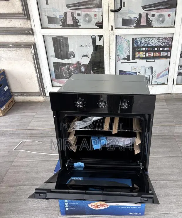 Get Premium Midea 60cm Built in Tempered Glass Oven(Black). · Photo 1