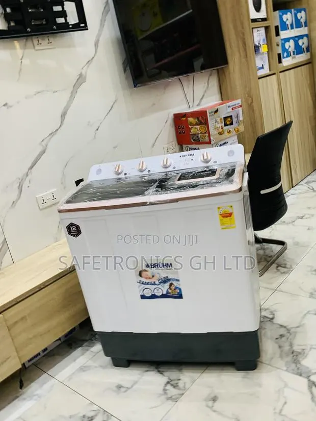 Kindly Buy Bruhm 12kg Washing Machine BWT-120h-Twin Tub · Photo 1