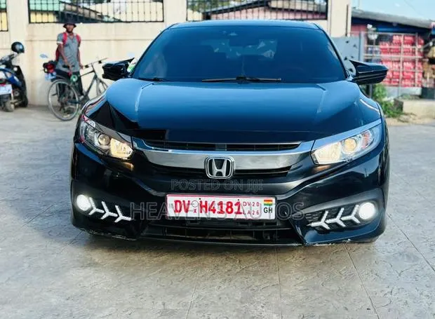 Honda Civic 2017 Black · Photo 1