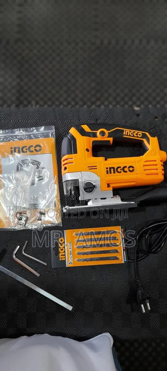 800 Watts Jig Saw With 4-Step Pendulum Function + 5pcs Blades -Js80068 · Photo 1