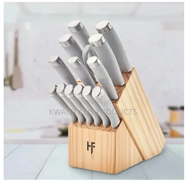 Hampton Forge 15-Piece Knife Set With Hardwood Counter Block · Photo 1