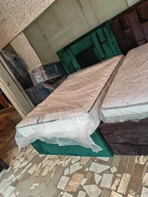 Sweet Army Green Frame With Mattress . Free Delivery · Photo 1