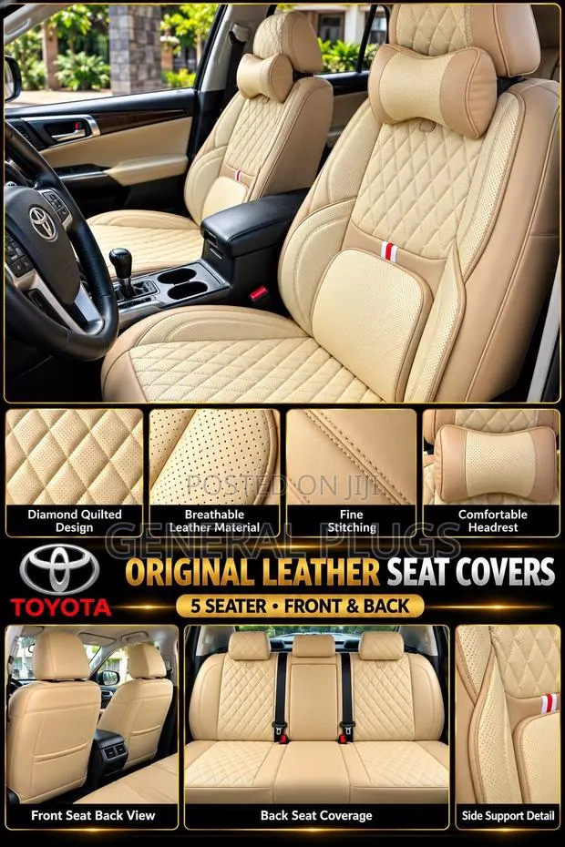 Stunning Automobile Interior Makeover ;5 Seater Original Leather Cover · Photo 1
