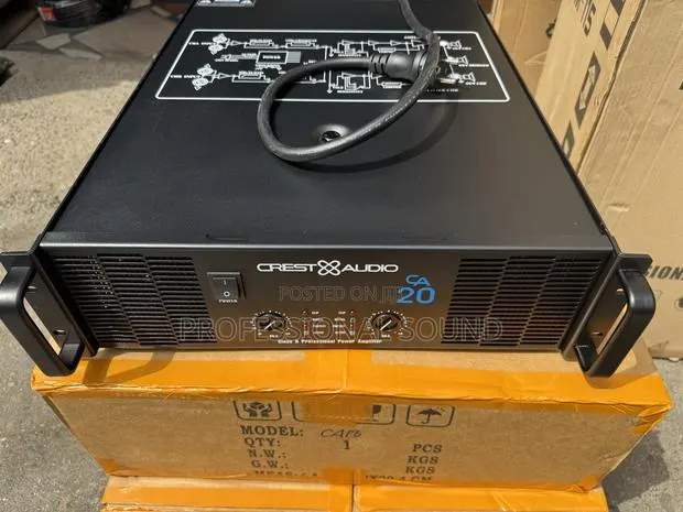 Crest Audio Ca 20 Professional Power Amplifier. · Photo 1