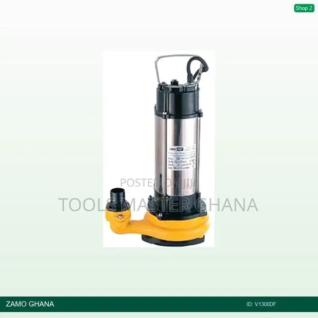 Sewage Pump 1.75hp Stainless (Cutting System) - V1300df · Photo 1